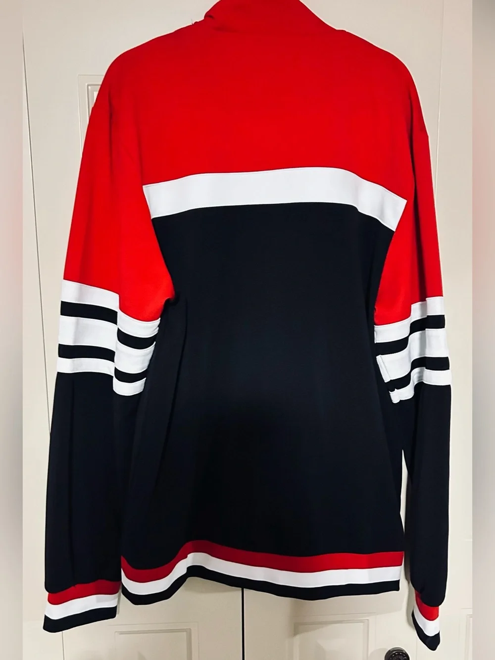 Men’s  Fila Red, Black & White Zip-Front Athletic Jacket size 2X